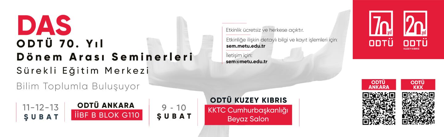 ODTÜ 70, Yıl Dönem Arası Seminerleri